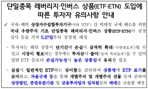 단일종목 레버리지 교육